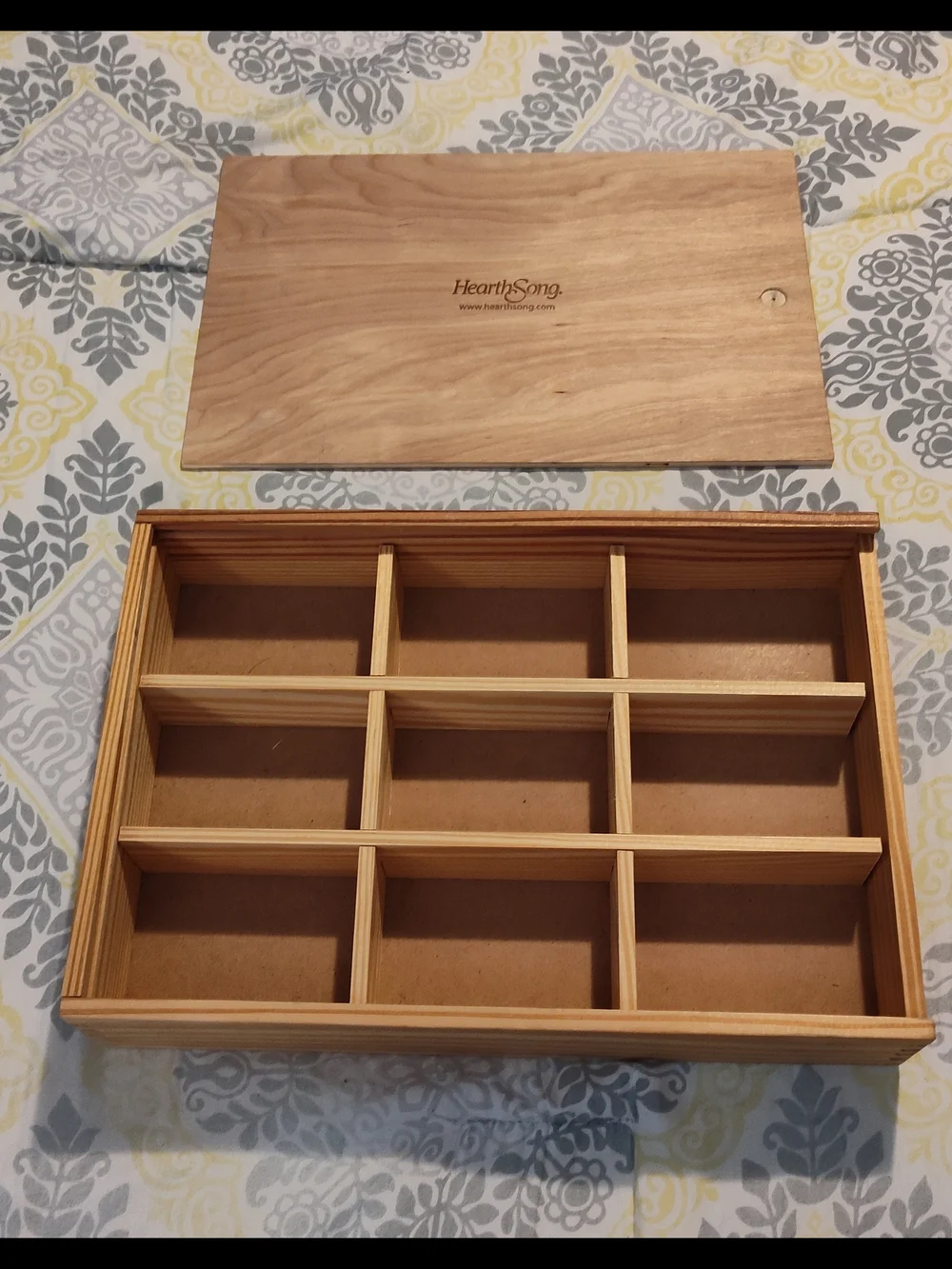 HearthSong Wooden Storage Organizer